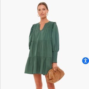 Pomander Place (Tuckernuck) Jaguar Green Ceci Dress Size Medium